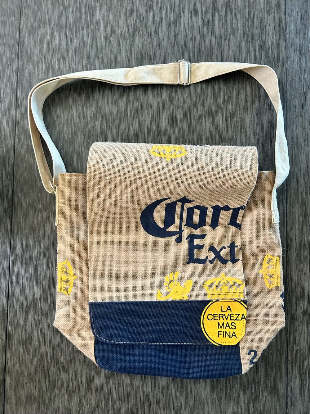 Corona Tweed Carrier Bag